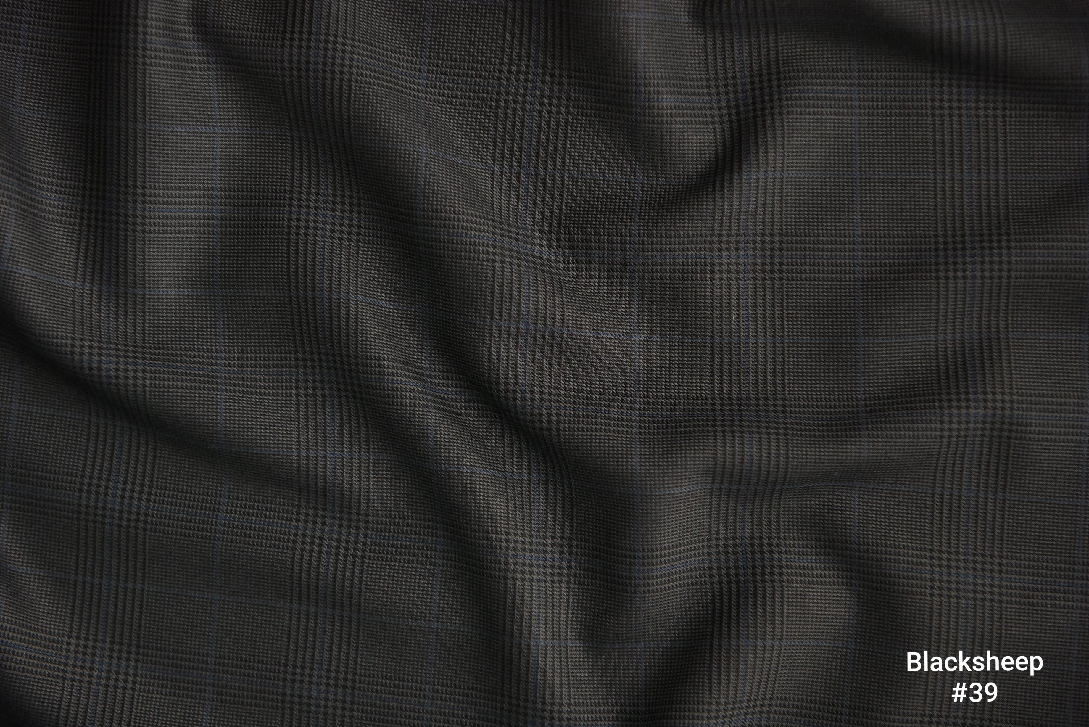 Charcoal Glen Check Wool Blend Blazer