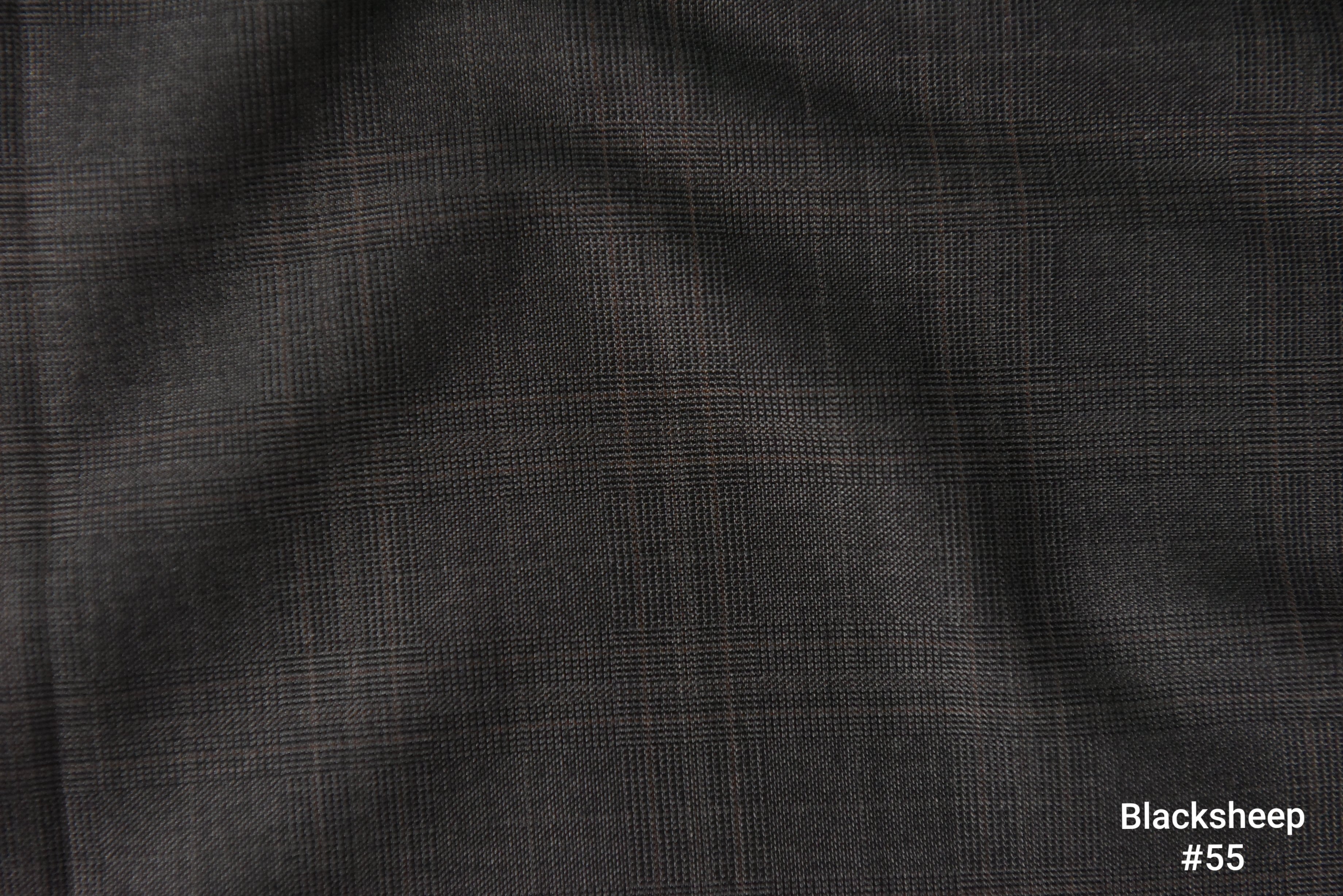 Dark Charcoal Tonal Check Wool Blend Suit