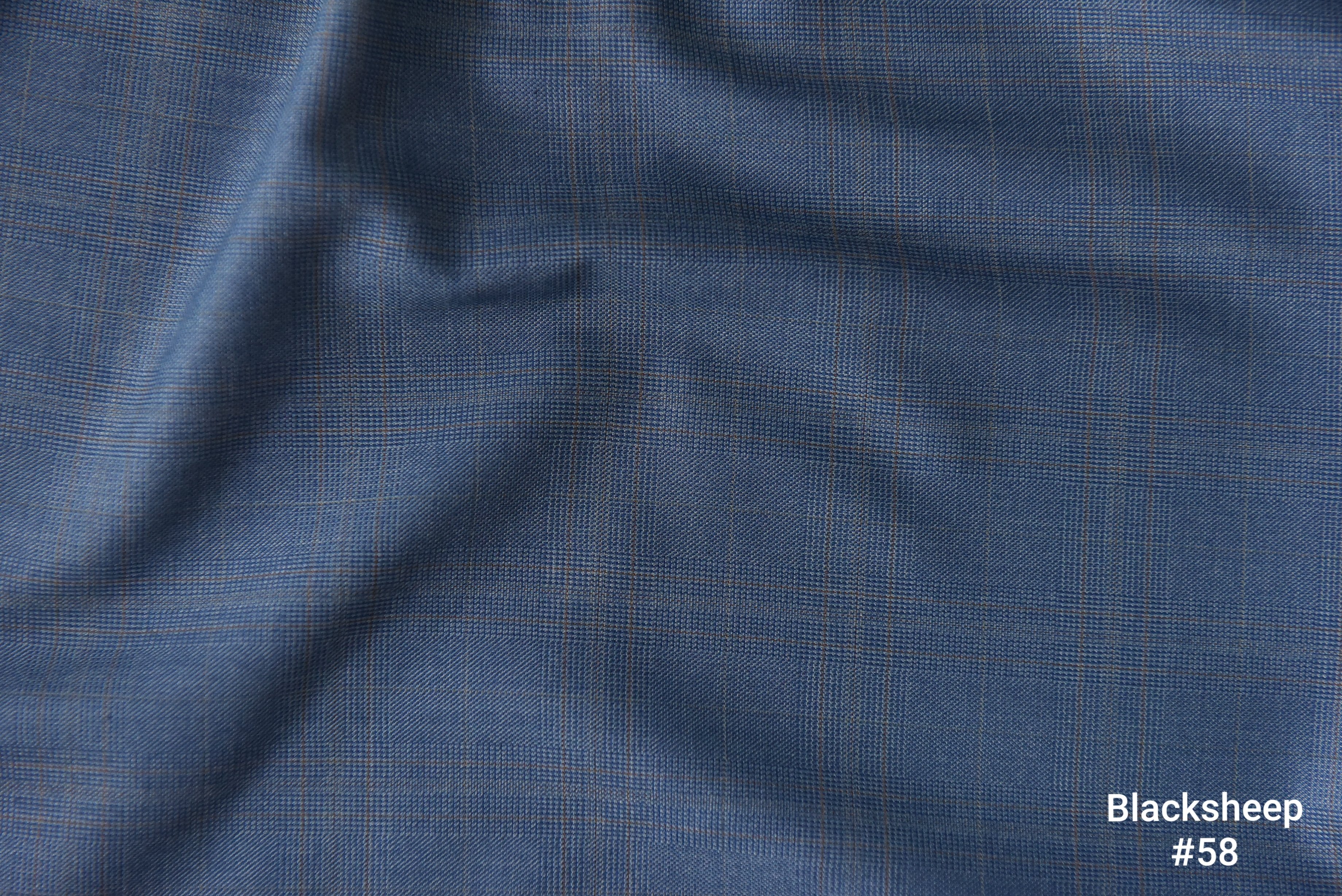 Steel Blue Glen Check Wool Blend Suit