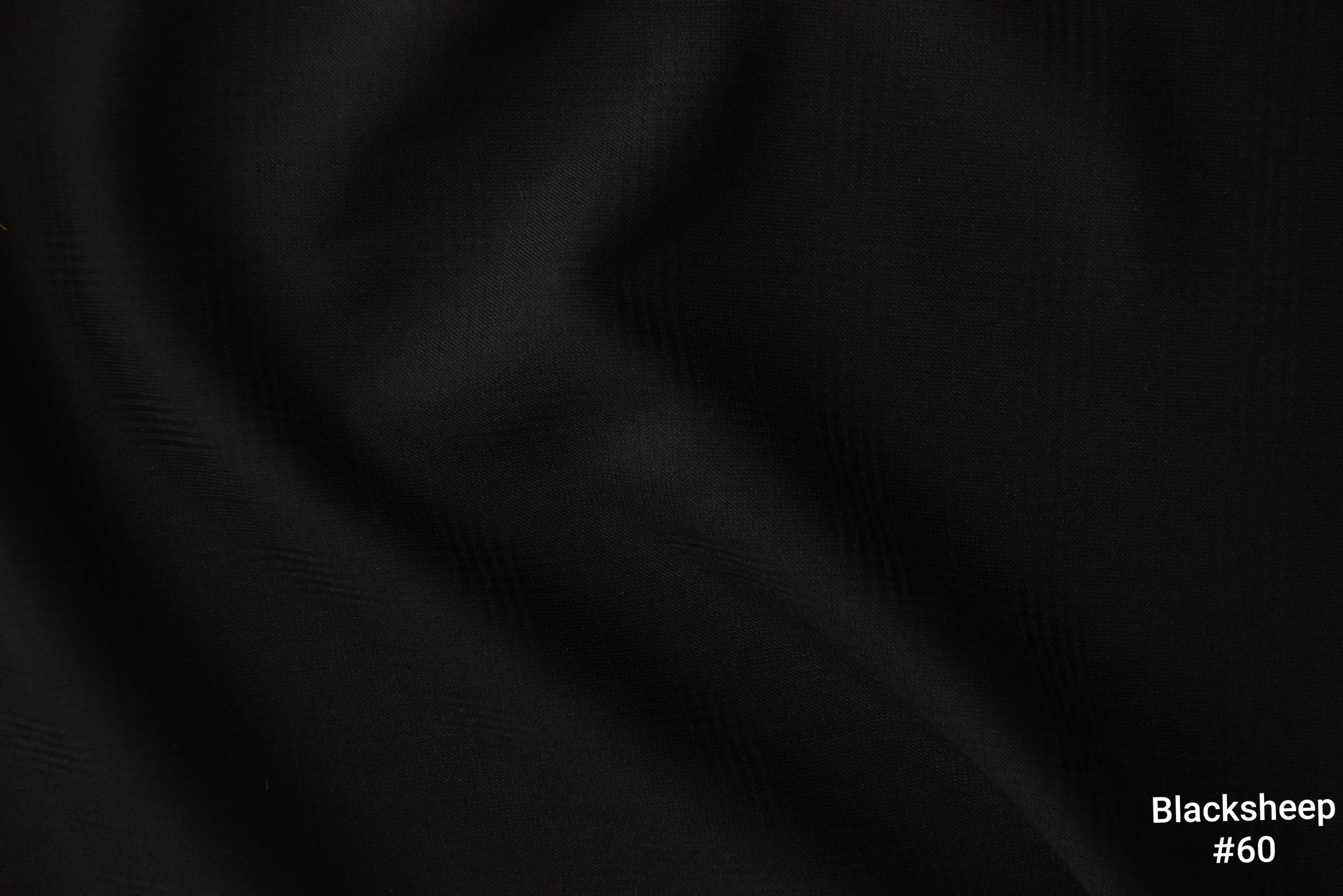 Jet Black Wool Blend Blazer