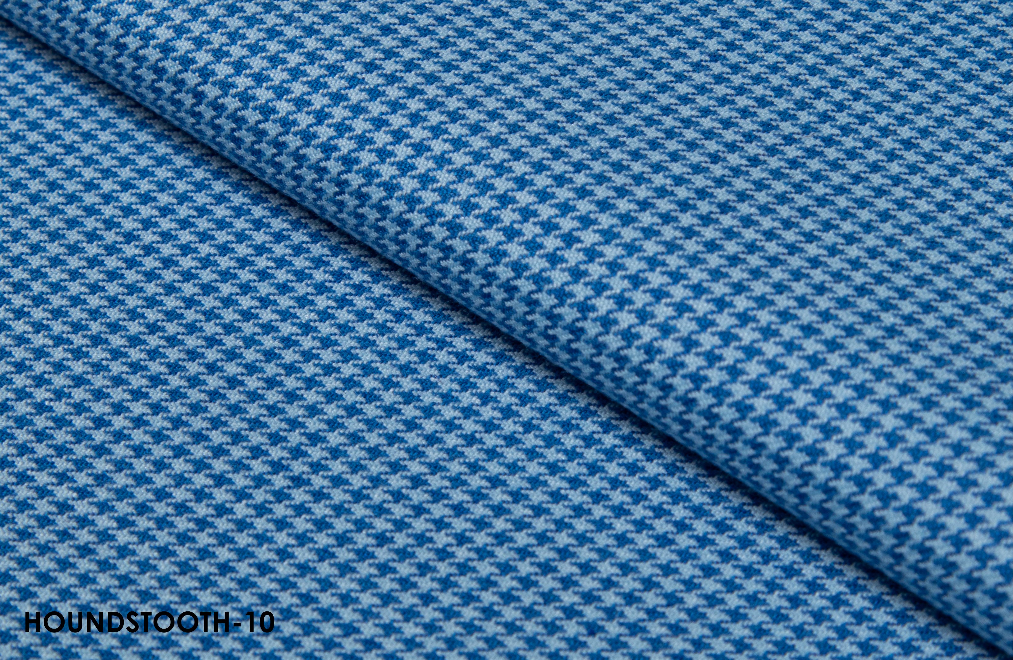 Royal Blue Houndstooth Suit