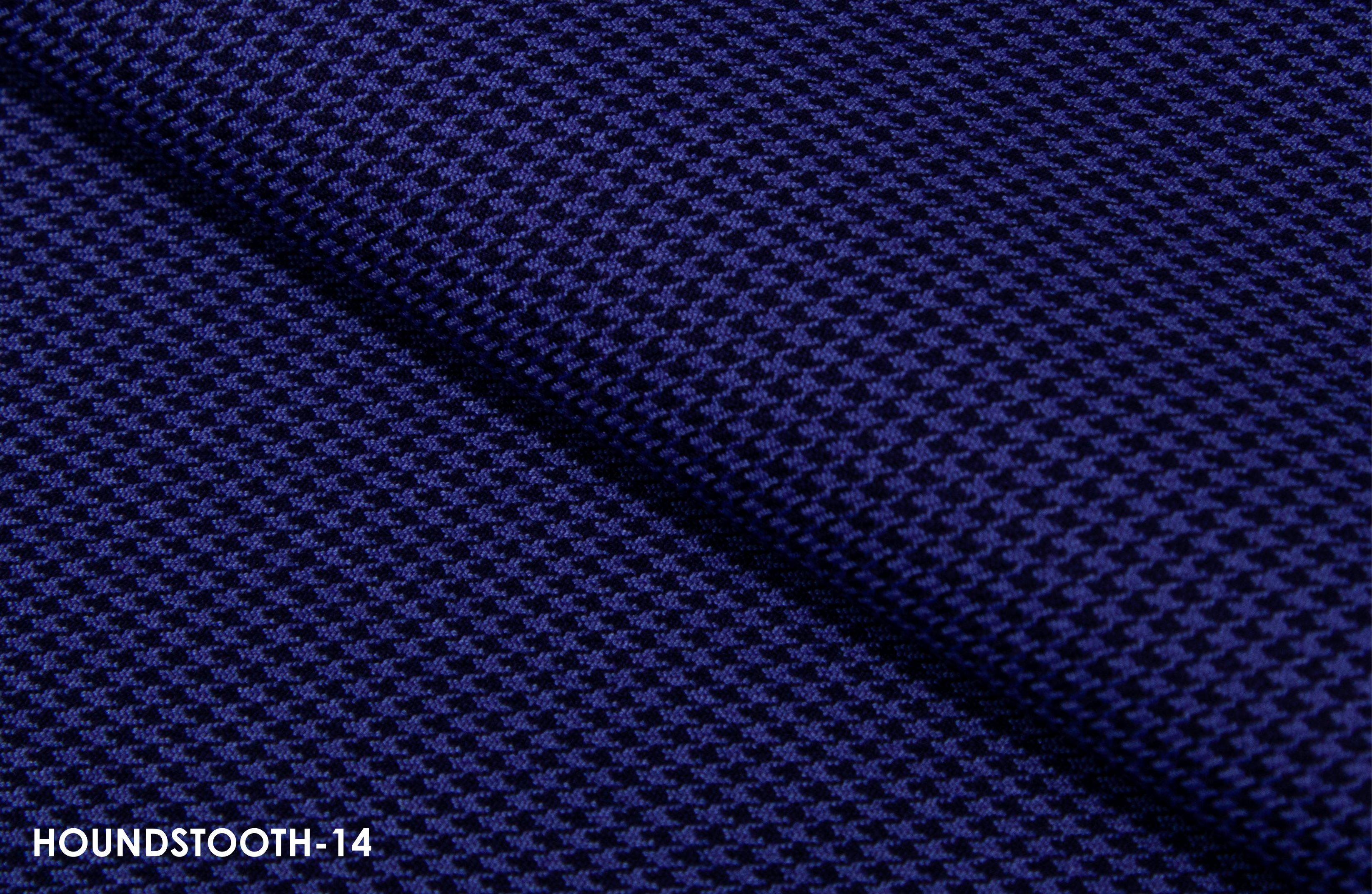 Indigo Houndstooth Blazer