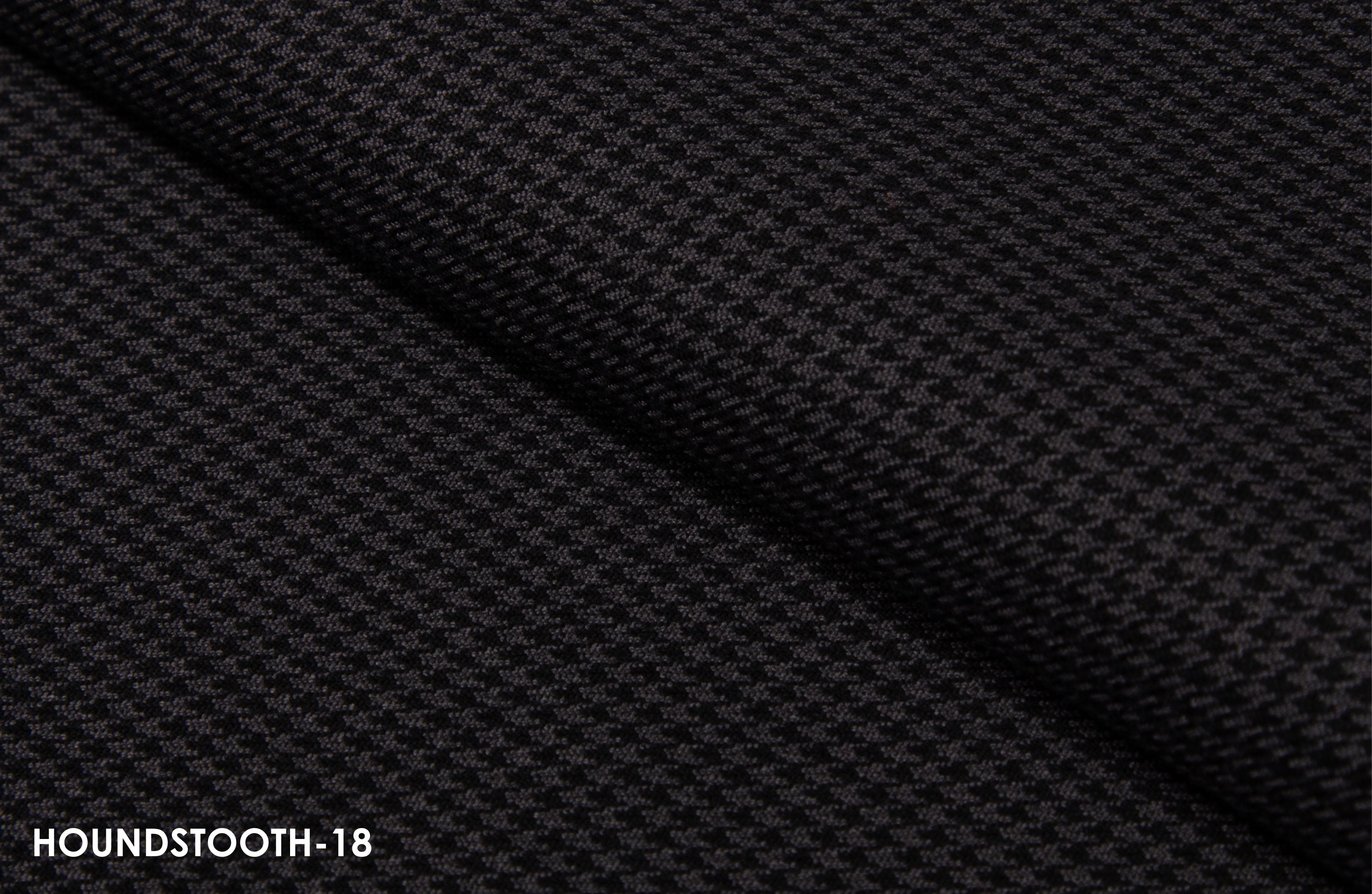 Black Micro-Houndstooth Suit