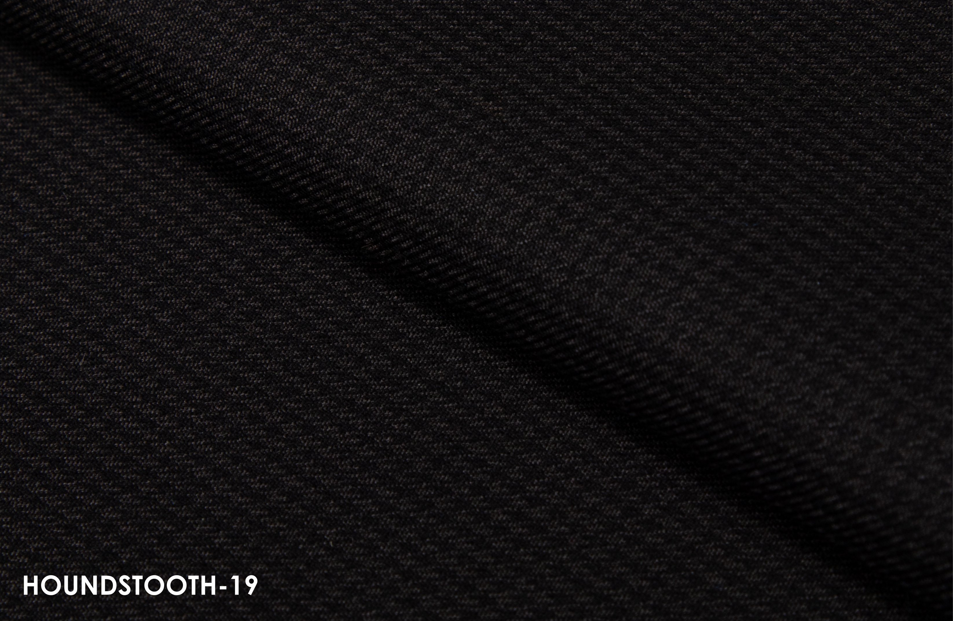 Black Twill Houndstooth Blazer