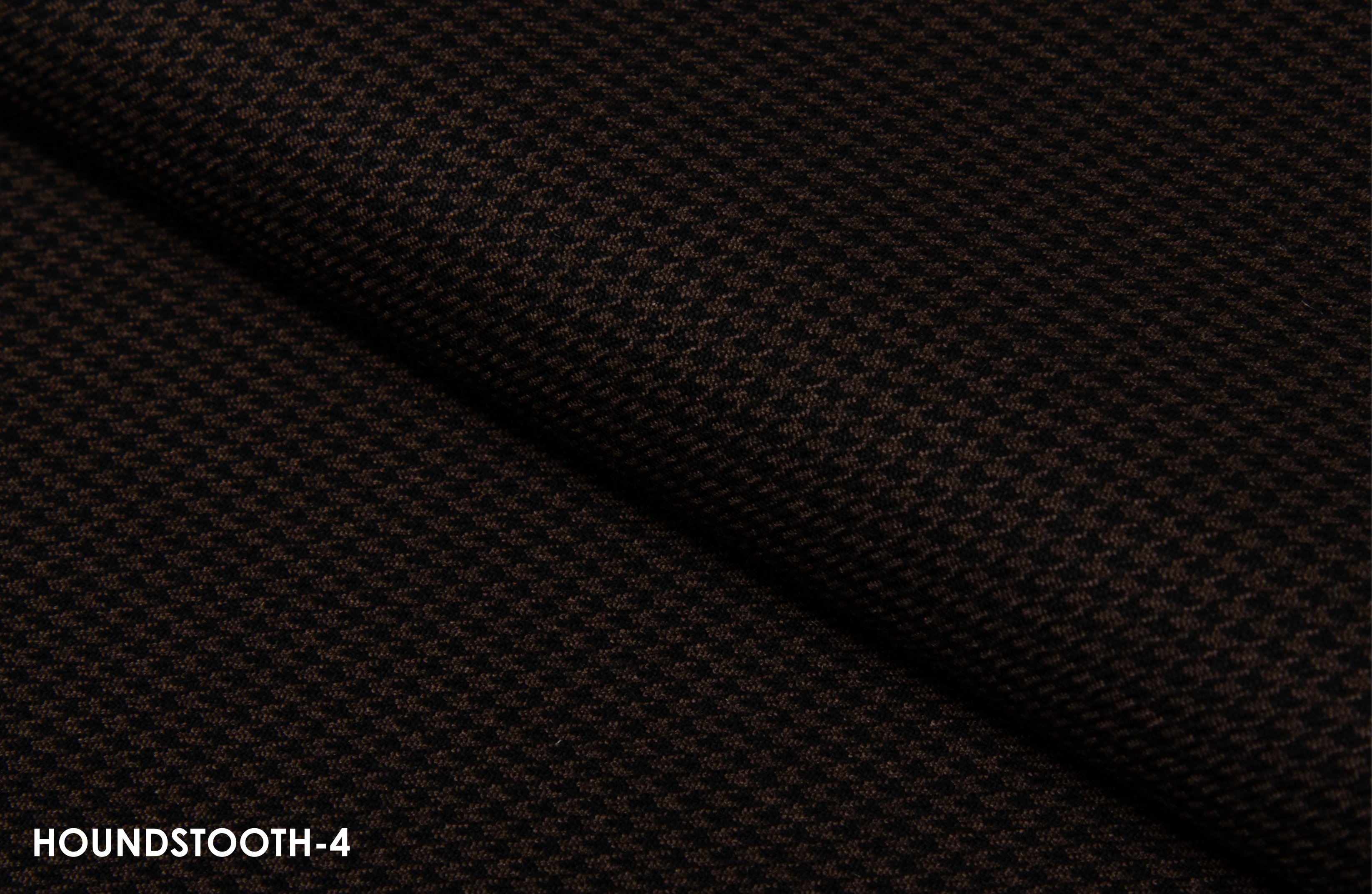 Dark Brown Micro-Houndstooth Suit