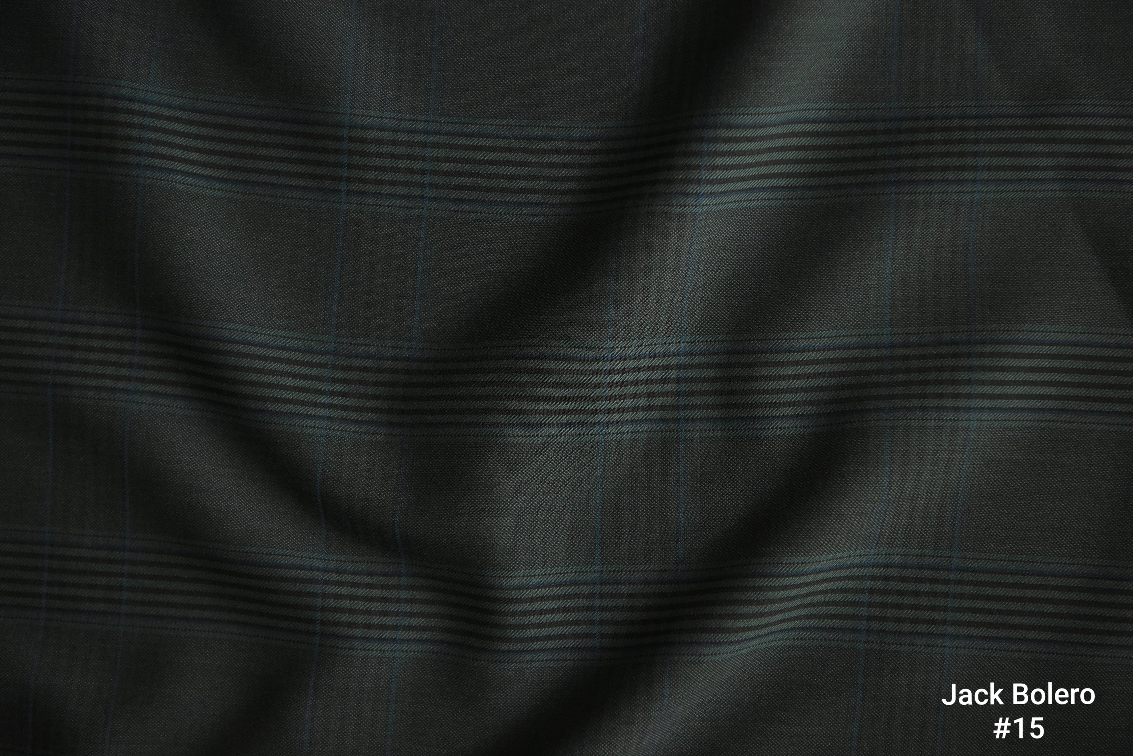 Dark Charcoal Tonal Plaid Blazer
