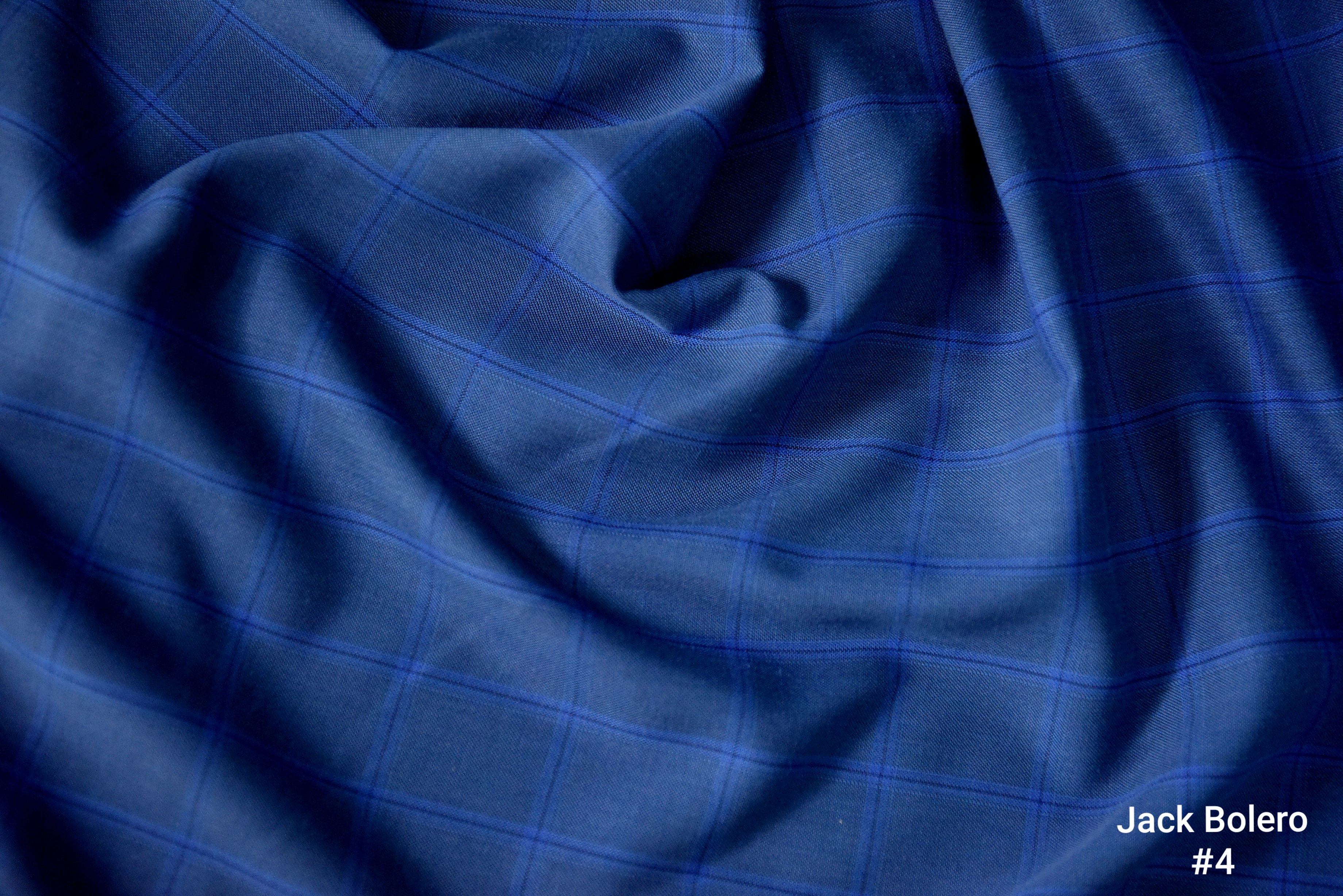 Royal Blue Tonal Windowpane Blazer