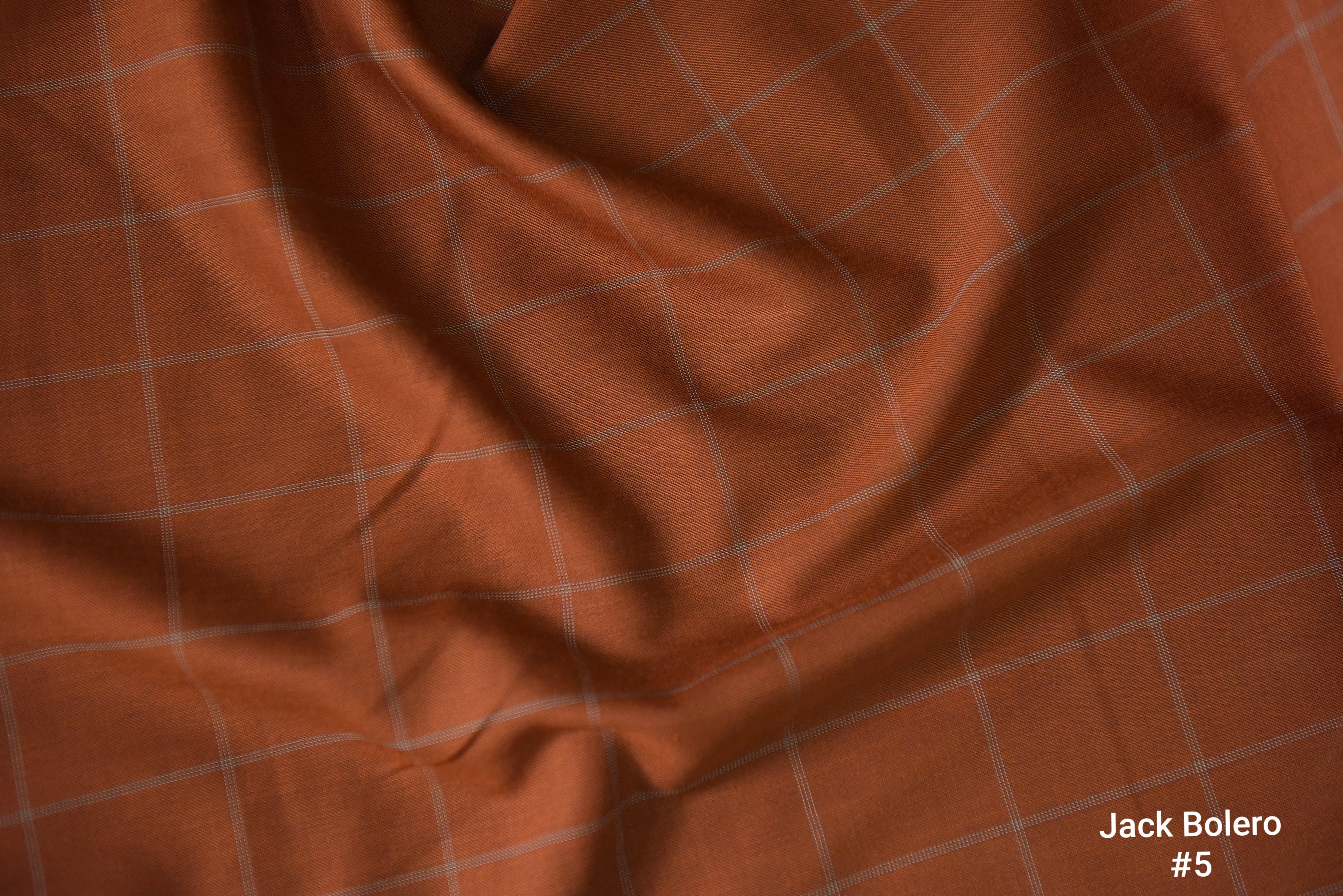 Burnt Orange Windowpane Blazer