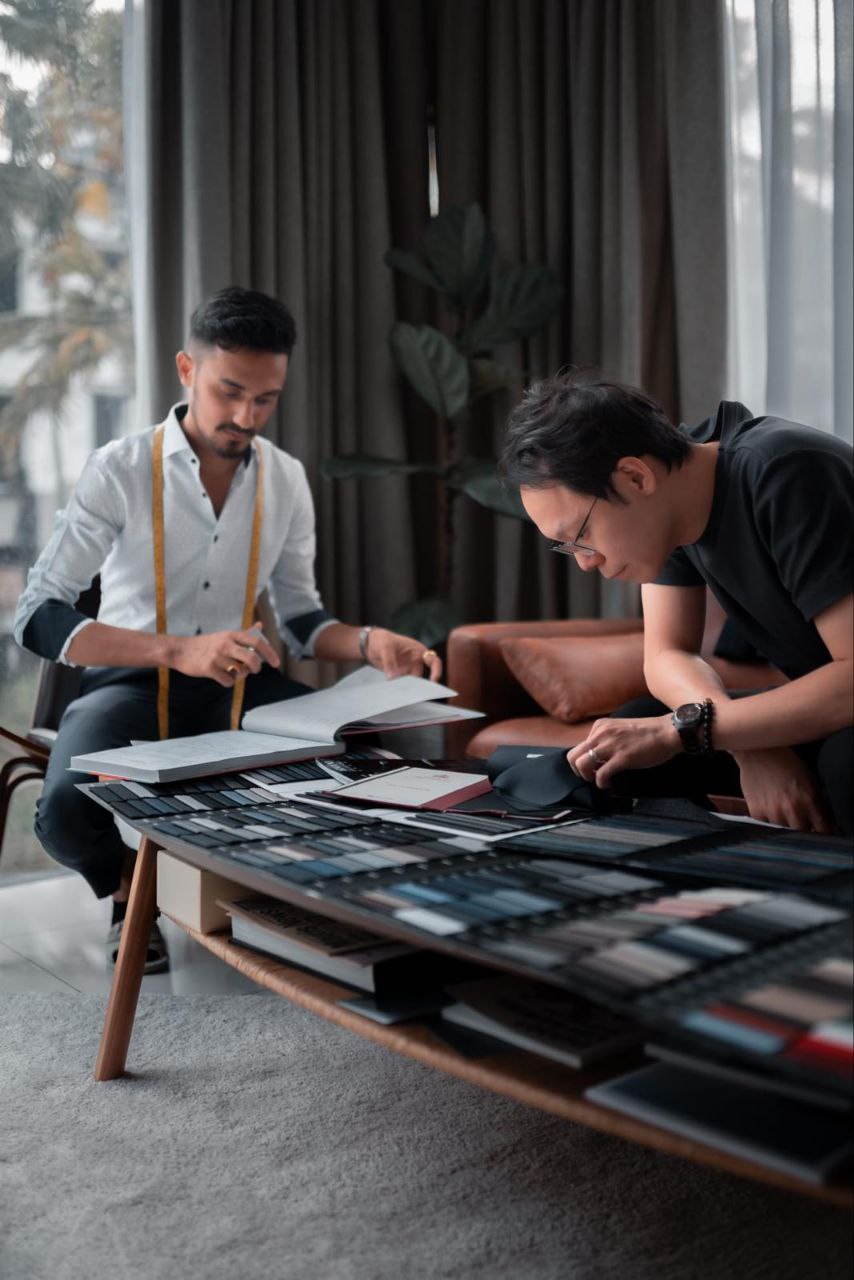 Premium Fabric Selection at Eternal Tailor Bangkok